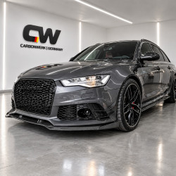 Frontlippe Lippe Spoiler Schwert Performance Carbon Carbon für AUDI RS6 C7 4G - 4318