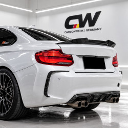 Heckdiffusor Diffusor Heck Ansatz Vollcarbon Carbon Performance compatible avec BMW M2 F87 - 1545