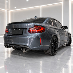 Heckdiffusor Diffusor Heck Ansatz Vollcarbon Carbon Performance compatible avec BMW M2 F87 - 1545