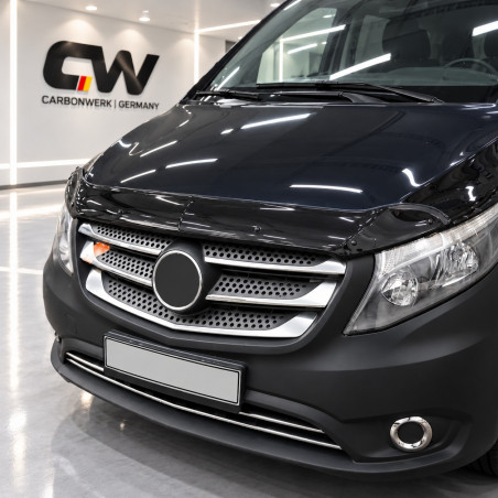 Motorhaube Schutz Haube Abdeckung ABS Glanz Schwarz passend für Mercedes-Benz Vito W447 + Facelift - 4320