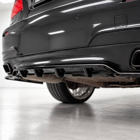 Heckdiffusor Diffusor Heck Ansatz ABS schwarz glänzend passend für BMW 7er F01 mit MPaket - 4321