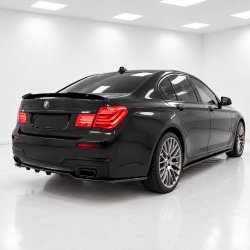 Heckdiffusor Diffusor Heck Ansatz ABS schwarz glänzend passend für BMW 7er F01 mit MPaket - 4321