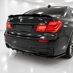 Heckdiffusor Diffusor Heck Ansatz ABS schwarz glänzend passend für BMW 7er F01 mit MPaket - 4321