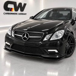 Frontlippe Spoiler Lippe Schwert Frontspoiler ABS Glanz passend für Mercedes-Benz E-Klasse W207 mit AMG-Line Vorfacelift - 4330