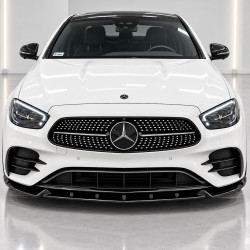 Frontlippe Spoiler Lippe Schwert Frontspoiler ABS Glanz passend für Mercedes-Benz E-Klasse W213 mit AMG-Line Facelift - 4331