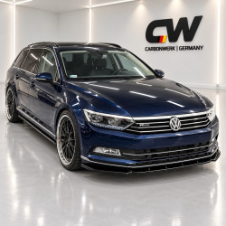Frontlippe Lippe Schwert Frontspoiler Spoiler ABS Glanz Schwarz passend für Volkswagen VW Passat B8 Standard - 4332