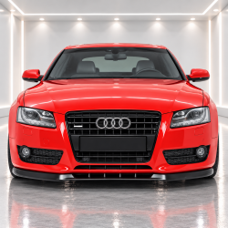 Frontlippe Lippe Schwert Frontspoiler Spoiler ABS Glanz passend für AUDI A5 B8 8T Standard - 4336