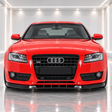 Frontlippe Lippe Schwert Frontspoiler Spoiler ABS Glanz passend für AUDI A5 B8 8T Standard - 4336