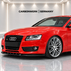 Frontlippe Lippe Schwert Frontspoiler Spoiler ABS Glanz passend für AUDI A5 B8 8T Standard - 4336