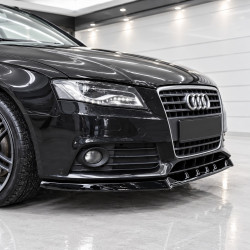 Frontlippe Lippe Schwert Frontspoiler Spoiler ABS Glanz passend für AUDI A4 B8 Standard - 4337
