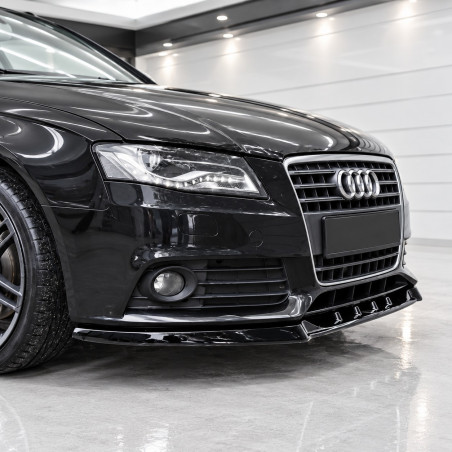Frontlippe Lippe Schwert Frontspoiler Spoiler ABS Glanz passend für AUDI A4 B8 Standard - 4337