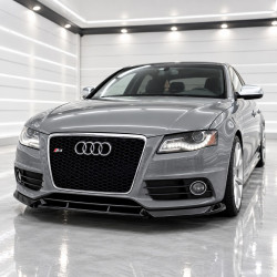 Frontlippe Lippe Schwert Frontspoiler Spoiler ABS Glanz passend für AUDI A4 B8 mit Sline + S4 - 4338