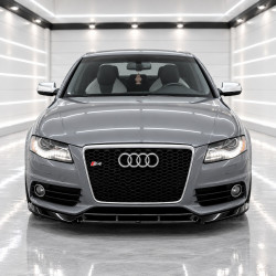 Frontlippe Lippe Schwert Frontspoiler Spoiler ABS Glanz passend für AUDI A4 B8 mit Sline + S4 - 4338