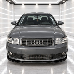 Frontlippe Lippe Schwert Frontspoiler Spoiler ABS Glanz passend für AUDI A4 B6 mit Sline + S4 - 4340