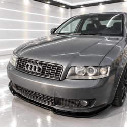 Frontlippe Lippe Schwert Frontspoiler Spoiler ABS Glanz passend für AUDI A4 B6 mit Sline + S4 - 4340
