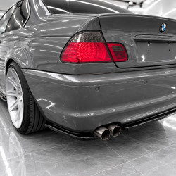 Heckdiffusor Diffusor Heck Ansatz ABS schwarz glänzend passend für BMW 3er E46 Coupe mit MPaket - 4344