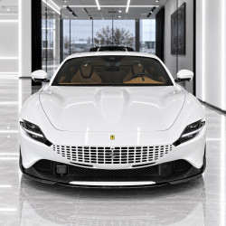 Frontlippe Lippe Spoiler Schwert Performance Vollcarbon Carbon passend für Ferrari Roma - 4347