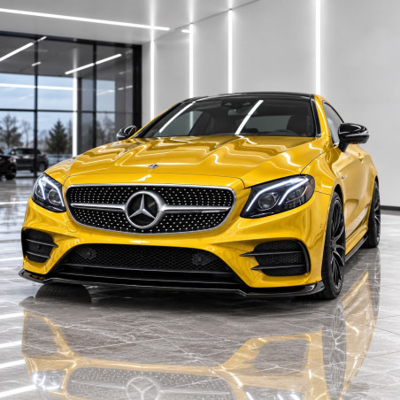 Frontlippe Lippe Schwert ABS Glanz schwarz passend für Mercedes-Benz E Coupe W213 AMG
