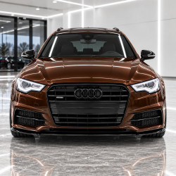Frontlippe Lippe Schwert Frontspoiler Spoiler ABS Glanz passend für AUDI A6 C7 4G mit Sline + S6 - 4349