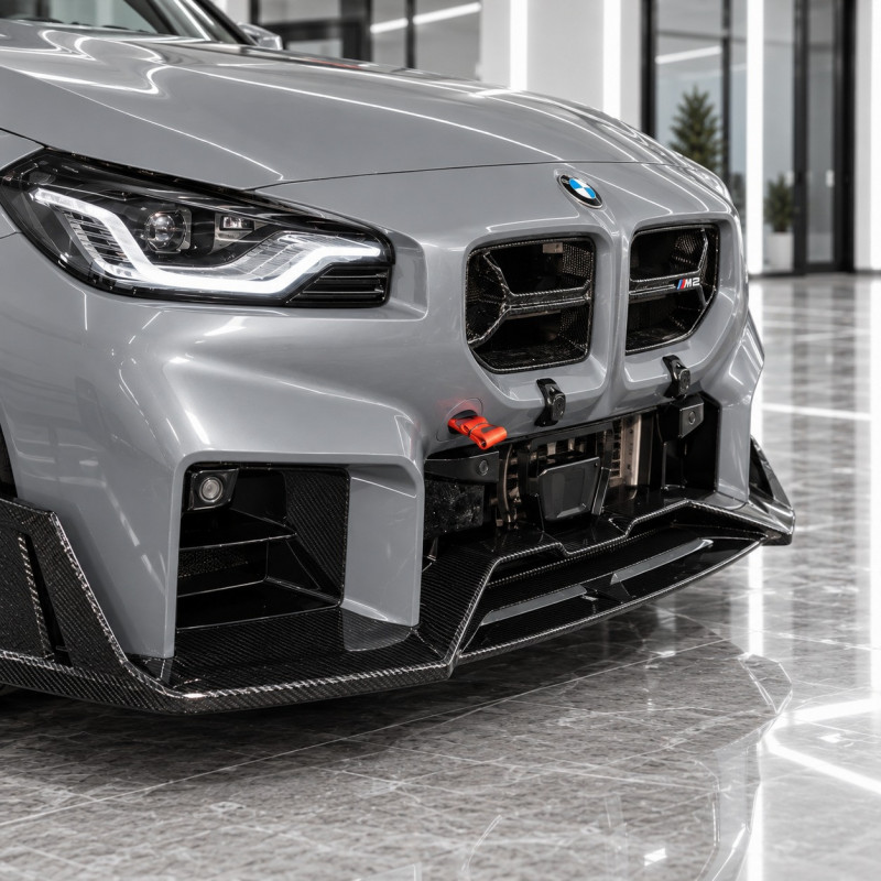 Frontlippe Lippe Spoiler Schwert VC Vollcarbon Carbon passend für BMW M2 G87 - 4350