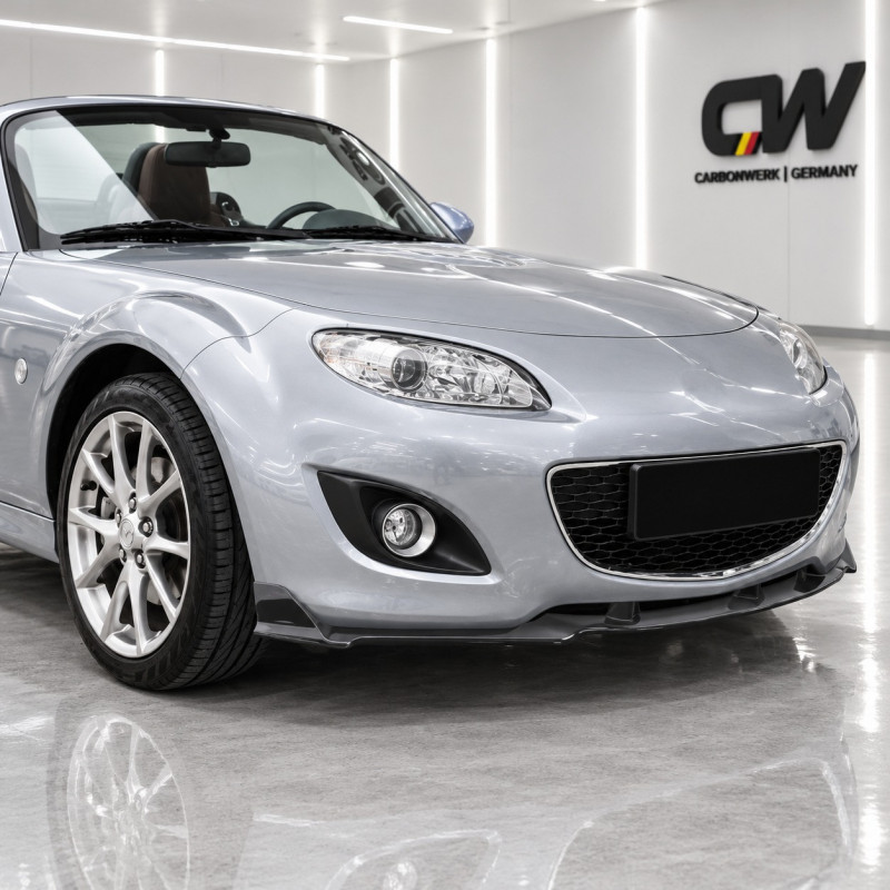Frontlippe Lippe Schwert Frontspoiler Spoiler ABS Glanz passend für Mazda MX5 Typ NC Facelift - 4352