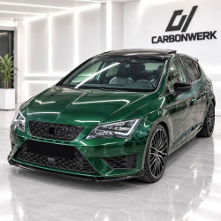 Frontlippe Lippe Schwert Frontspoiler Spoiler ABS Glanz passend für Seat Leon Typ 5F mit Cupra-Paket - 4355