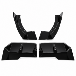 Heckdiffusor Diffusor Heck Ansatz ABS schwarz glänzend passend für BMW XM G09 - 4365
