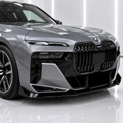 Frontlippe Lippe Spoiler Schwert Performance schwarz glanz passend für BMW i7 7er G70 - 4366
