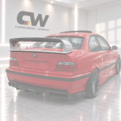 BMW E36 Class 2 ABS Rear Spoiler, Unpainted | Carbonwerk