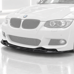 1444 - Frontlippe Spoiler Schwert V2 ABS schwarz glänzend passend für BMW 3er E92 E93 Facelift LCI mit MPaket - mit ABE!
