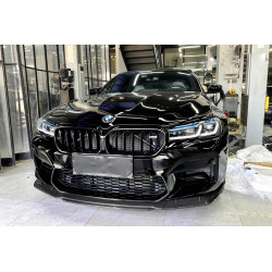 Carbonteile Tuning Frontaufsatz Frontlippe Spoiler Schwert V2 Vollcarbon passend für BMW F90 M5 Facelift - 1898