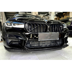 Carbonteile Tuning Frontaufsatz Frontlippe Spoiler Schwert V2 Vollcarbon passend für BMW F90 M5 Facelift - 1898