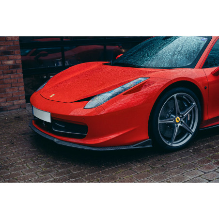 Carbonteile Tuning 1922 - Frontlippe Spoiler Schwert V2 Carbon passend für Ferrari 458