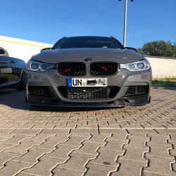 Pièces en carbone Tuning 1015 - Frontlippe V5 Carbon passend für BMW 3er F30 F31