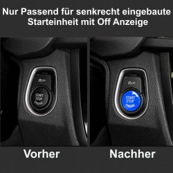 Carbonteile Tuning SK02 - Startknopf Blau Overdrive-Racing passend für BMW F-Reihe
