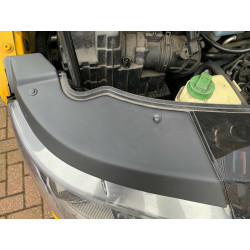 Batterie und Scheinwerfer Abdeckung ABS matt schwarz passend für VW T5.1