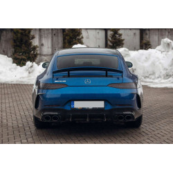 Carbonteile Tuning 2021 - Splitter Canards Flaps Heck Ansatz Carbon passend für Mercedes AMG GT X290 4 Türer