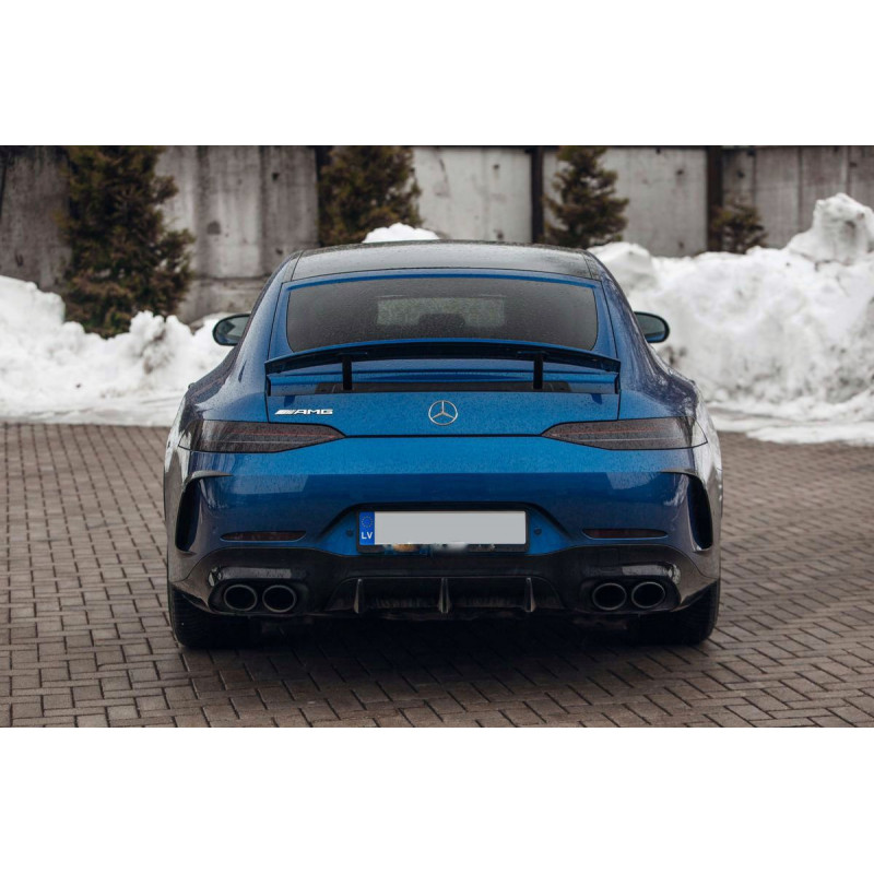 Carbonteile Tuning 2021 - Splitter Canards Flaps Heck Ansatz Carbon passend für Mercedes AMG GT X290 4 Türer