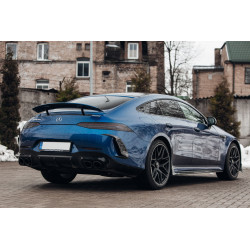Pièces en carbone Tuning 2022 - Seitenschweller Ansatz Side skirt Carbon passend für Mercedes AMG GT X290 4 Türer