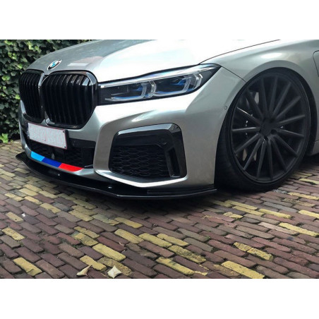 Carbonteile Tuning 1961 - Frontlippe Spoiler Schwert Performance ABS schwarz glänzend passend für BMW 7er G10 G11 Facelift mi...