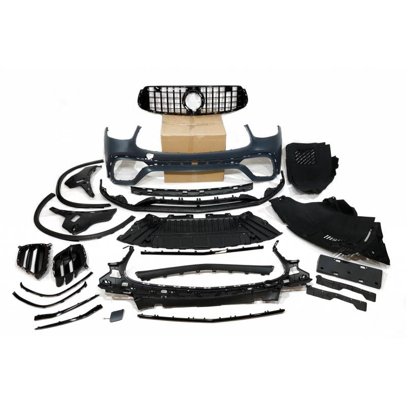 Carbonteile Tuning 2056 - Bodykit Stoßstangen Set ABS passend für Mercedes GLC X253
