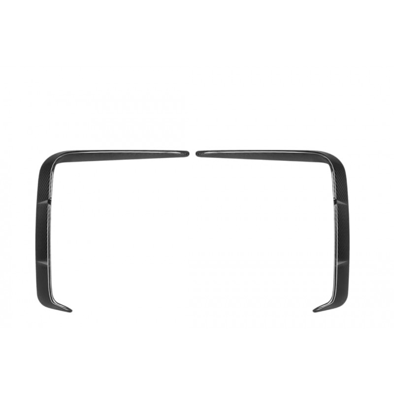 Carbonteile Tuning 1967 - Canards Splitter Flaps Front Vollcarbon passend für BMW 4er G22 G23 G26 mit MPaket