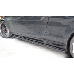 Carbonparts Tuning 2077 - Sideskirt Carbon passend für Mercedes C-Klasse W204 C204 C63 AMG