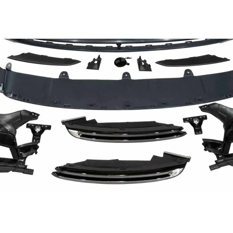 Pièces en carbone Tuning 2069 - Stoßstange Vorne Front passend für Porsche Macan 95b.2 - Nicht Turbo