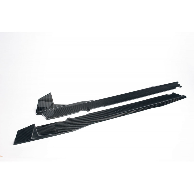Carbonteile Tuning 1974 - Sideskirt Seitenschweller Ansatz Carbon passend für Lamborghini Huracan LP 640-4 Performante