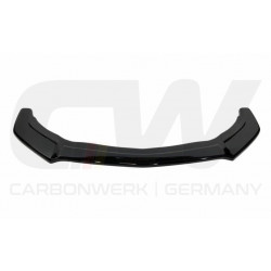 Carbonparts Tuning 1834 - Frontlippe Spoiler Schwert schwarz glänzend passend für Mercedes-Benz CLA45 AMG CLA 45 AMG