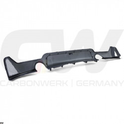 Pièces en carbone Tuning 1260 - Diffusor V1.1 ABS schwarz glanz passend für BMW 4er F32 F33 F36 435/440
