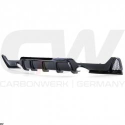 Carbonteile Tuning 1260 - Diffusor V1.1 ABS schwarz glanz passend für BMW 4er F32 F33 F36 435/440