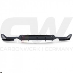 Carbonteile Tuning 1260 - Diffusor V1.1 ABS schwarz glanz passend für BMW 4er F32 F33 F36 435/440