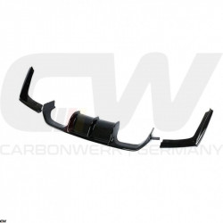 Carbonparts Tuning 1499 - Diffusor V4.1 black gloss fits BMW M3 M4 F80 F82 F83